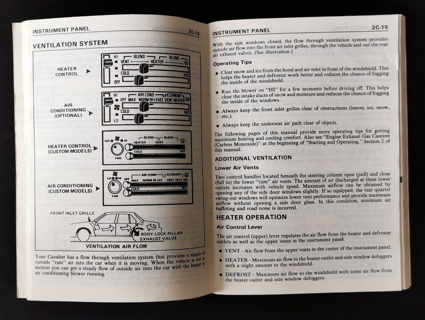 Chevrolet Documenti: CHEVROLET CAVALIER 1987 – Usato da huenenberg venduto da Suizofelize 2