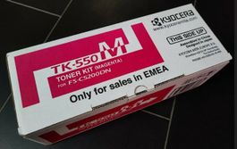 Original Kyocera FS-C5200DN magenta Toner, TK-550M