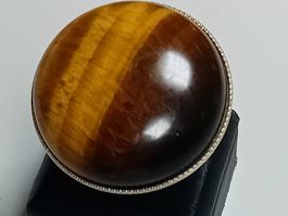 ring edelsthal mit tiegeraugen,,,glanzig