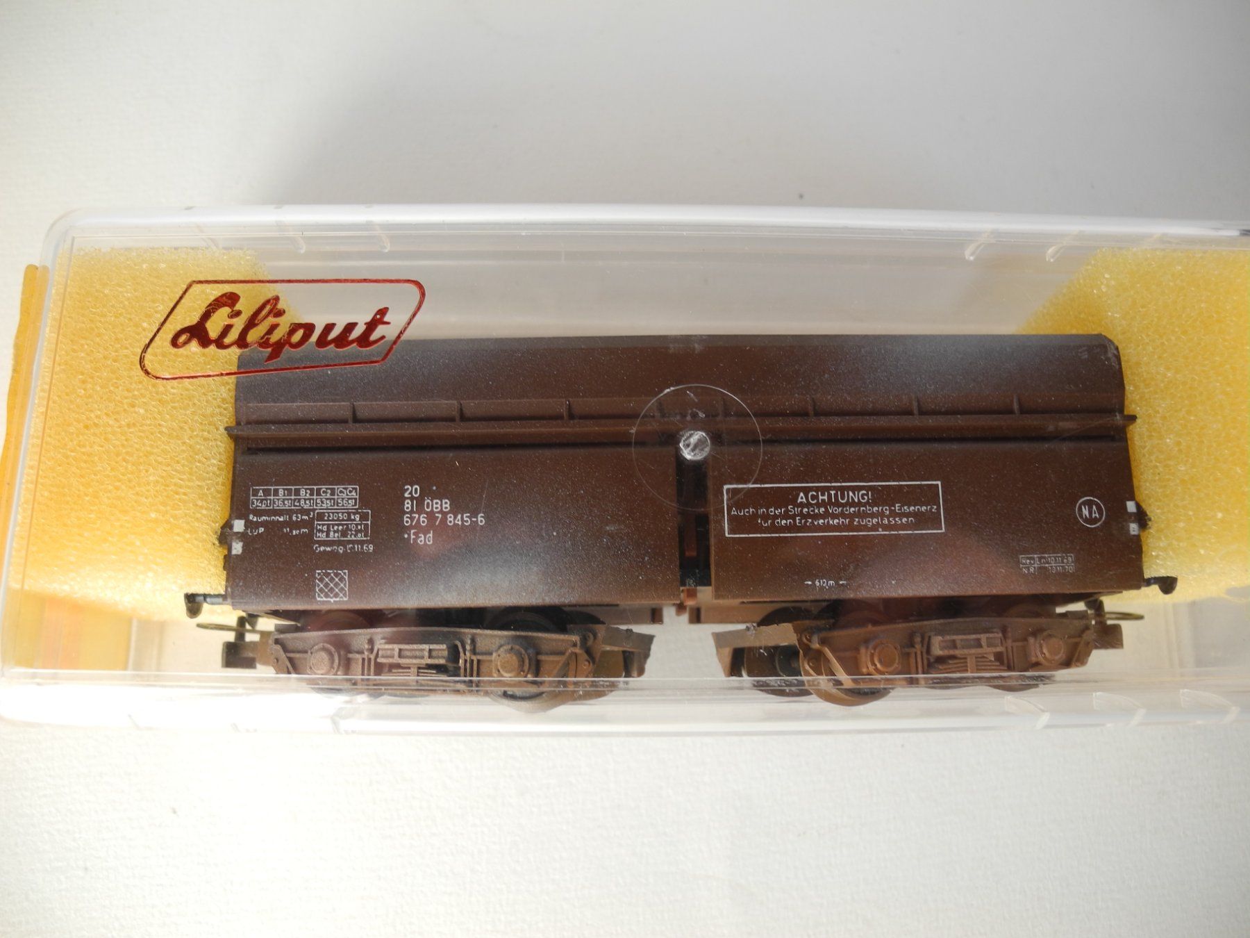 Liliput Modelleisenbahnen: Liliput 250.15 Güterwagen, H0, Nr. a8 – Neu und originalverpackt aus Kottwil von Crazyrolf 1