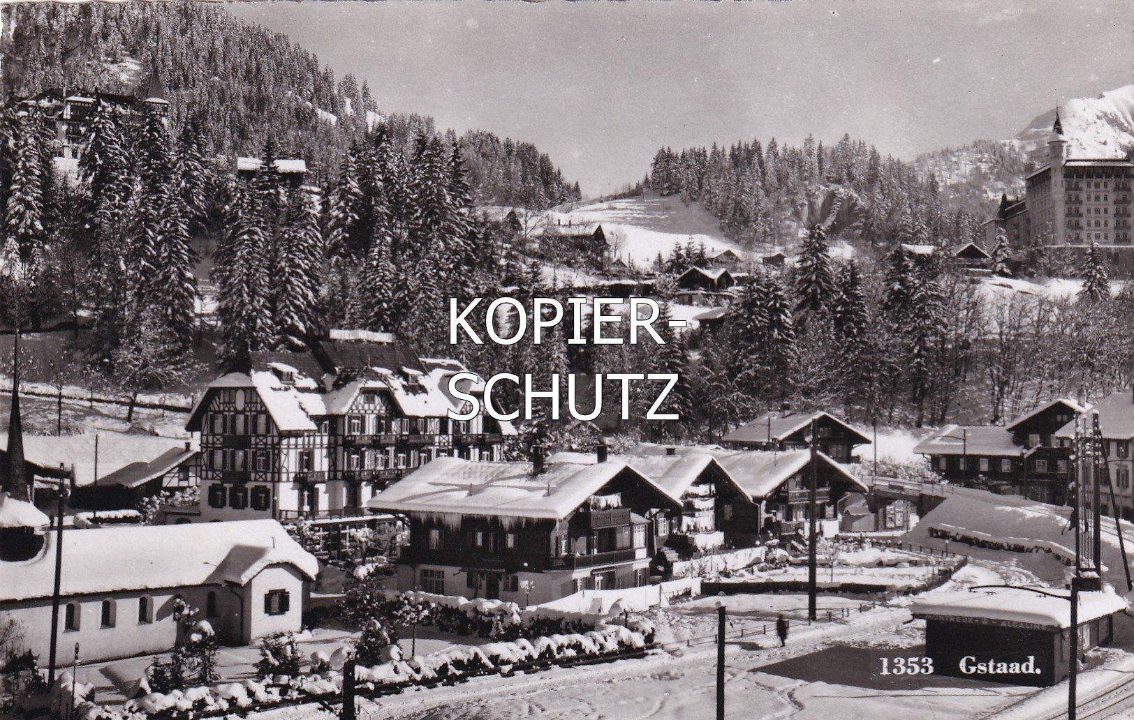 Cartoline postali: Gstaad /mp – Usato da Hombrechtikon venduto da Rudolf07