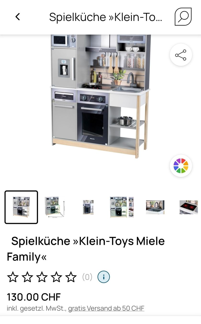 Giocattoli: Kinderküche Miele – Usato da Adliswil venduto da ver_z2tg