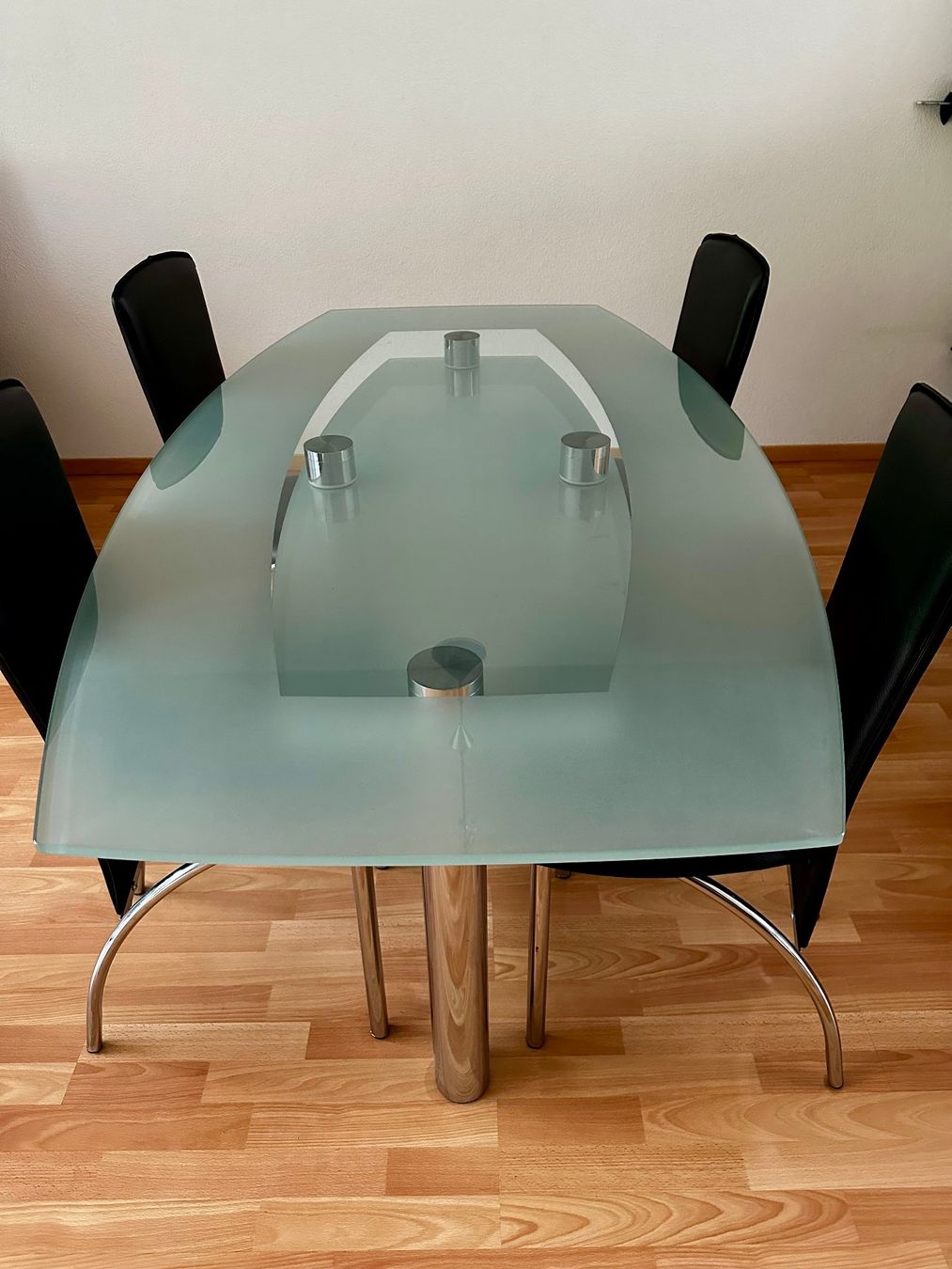 Tables: Glastisch (Bootsform) – D'occasion à Obernau par Pi100 3