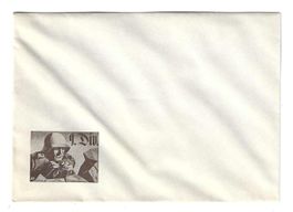 Ganzsache mit Markenaufdruck, 9. Div. (dunkelbr.), Kat. 30.-