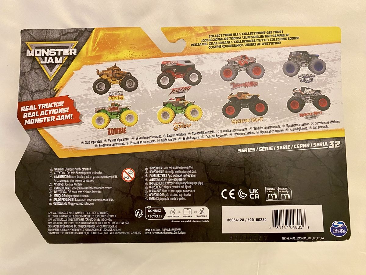 Hasbro Giocattoli: Monster Jam Series 32 HorsePower vs. FastroVan – Nuovo e nell'imballaggio originale da Oberembrach venduto da theZaz 1