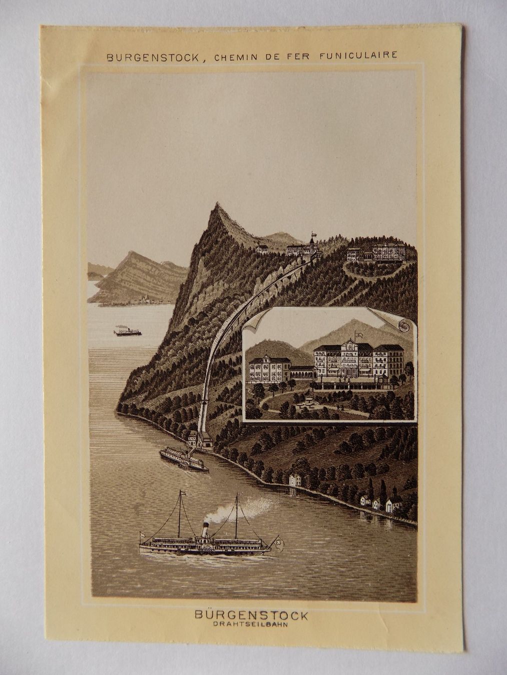 Gravures: Bürgenstock Vierwaldstättersee – D'occasion à Risch par Rischli15