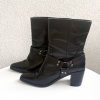HAMMERSTEIN MUNICH Bottes Noires en Cuir - Taille 40