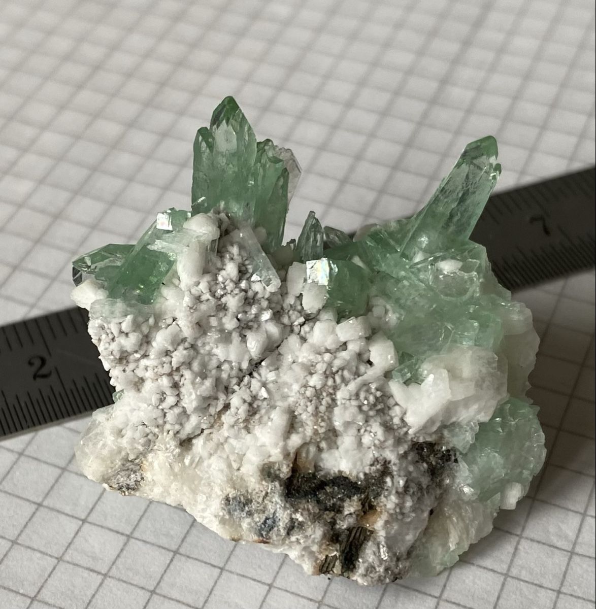 Mineralien & Heilsteine: Wunderschöne Apophyllit Stufe Indien  – Gebraucht aus Selzach von 321compac 3