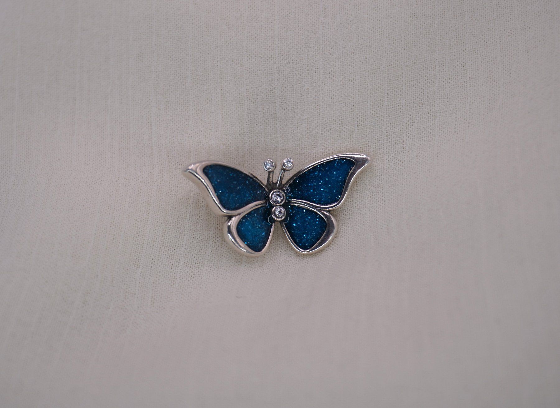 Ciondoli: Charm "grosser blauer Schmetterling" zu Pandora S925 – Nuovo (secondo la descrizione) da Niederbüren venduto da Fidi5 3