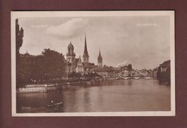 ZÜRICH - Bauschänzli - Münsterbrücke - 1922