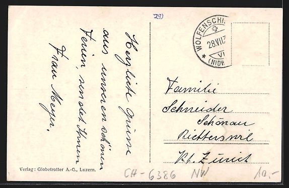 Cartoline postali: Wolfenschiessen, Hotel und Kurhaus Eintr – Usato da Berlin venduto da bartko-reher 1