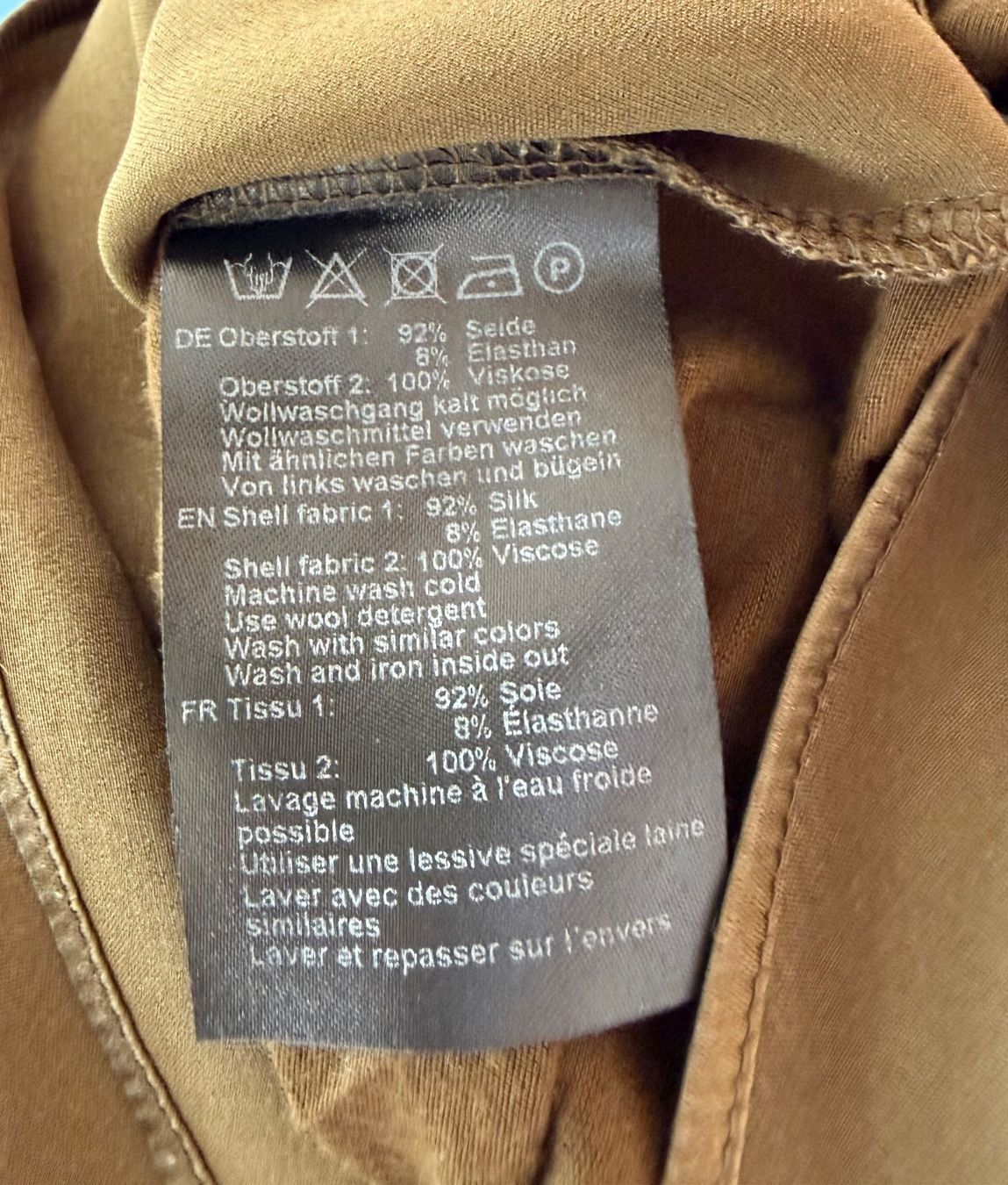 Hallhuber Camicette: Hallhuber Bluse mit Seide Gr.42 – Usato da Unterägeri venduto da Jutka_04 4