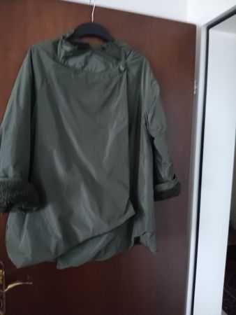 Trendige Jacke, Khaki, Gr.42 ,top