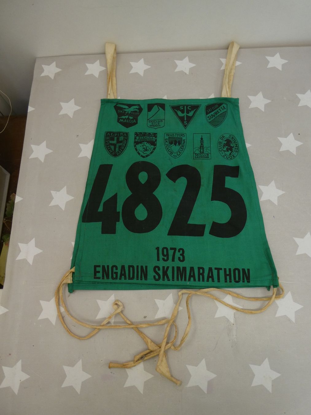 Plaquettes & Badges: alte Startnummer Engadin Skimarathon 1973 – D'occasion à Rafz par Powacaddy 1