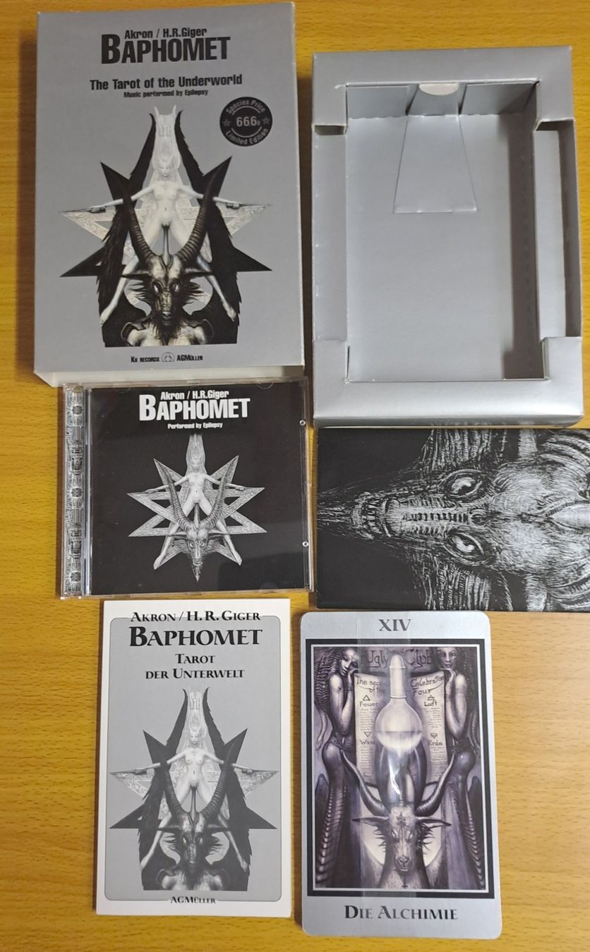 Libri: HR Giger Baphomet Tarot der Unterwelt – Usato da Bünzen venduto da Rtron 6