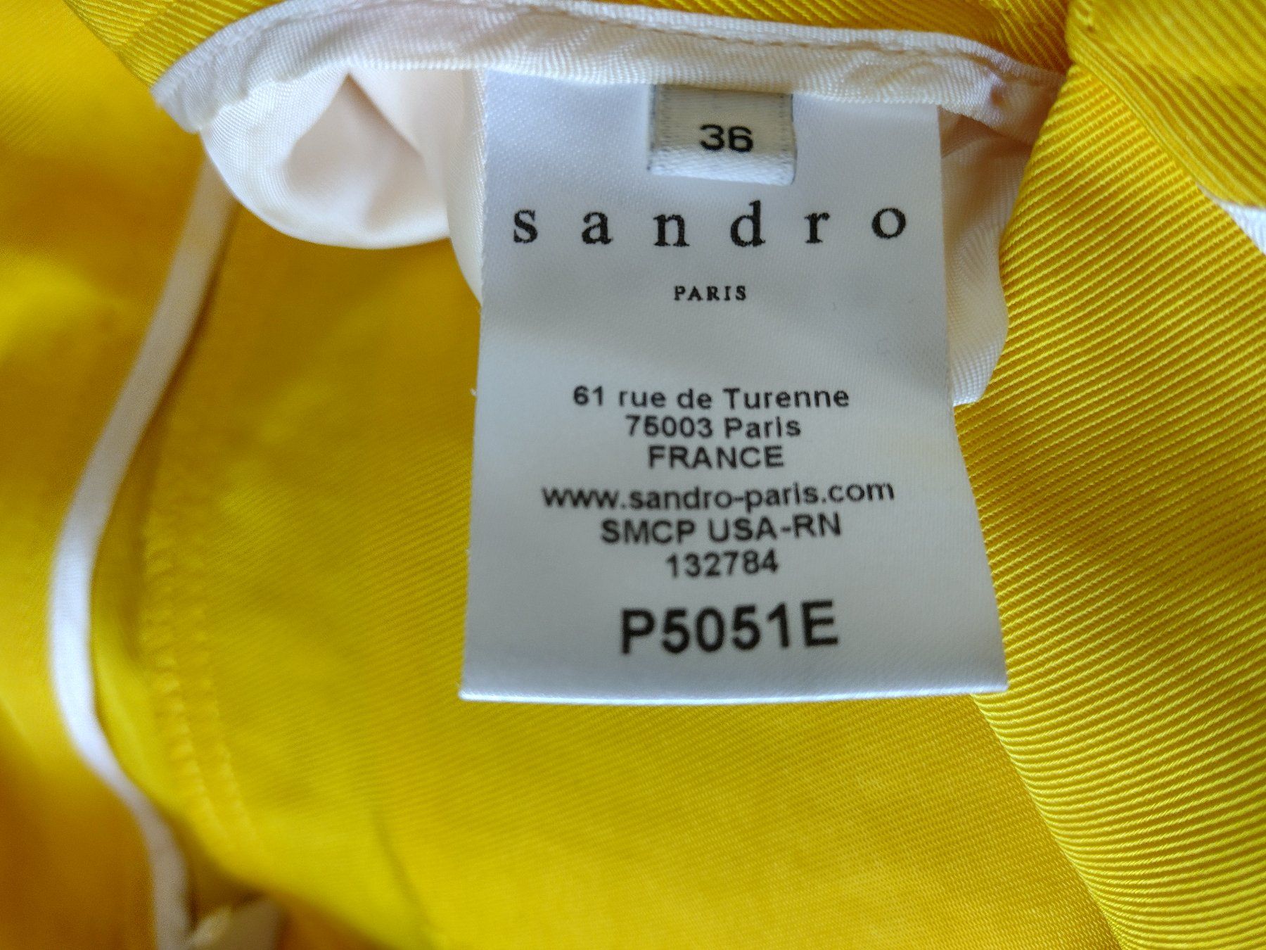 Sandro Pantaloni: Original Sandro Paris Shorts - gelb - Gr. 36 – Nuovo (secondo la descrizione) da Stadel venduto da Chanel_5 6