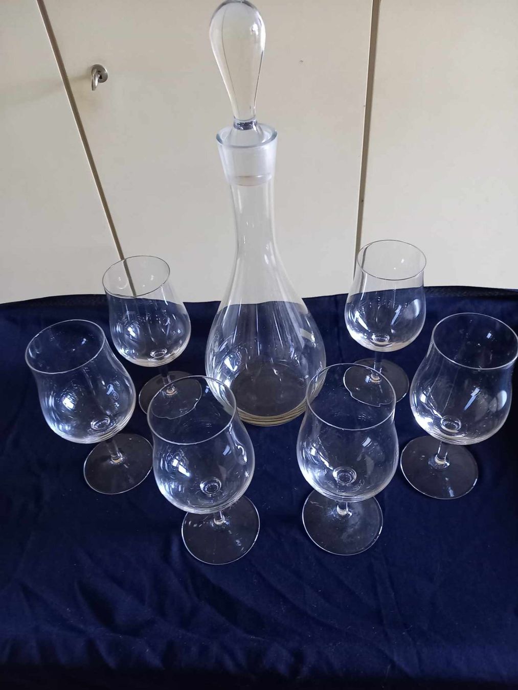 Caraffe: Edle Weinkaraffe mit 6 Gläsern – Nuovo (secondo la descrizione) da Möhlin venduto da Simba4871