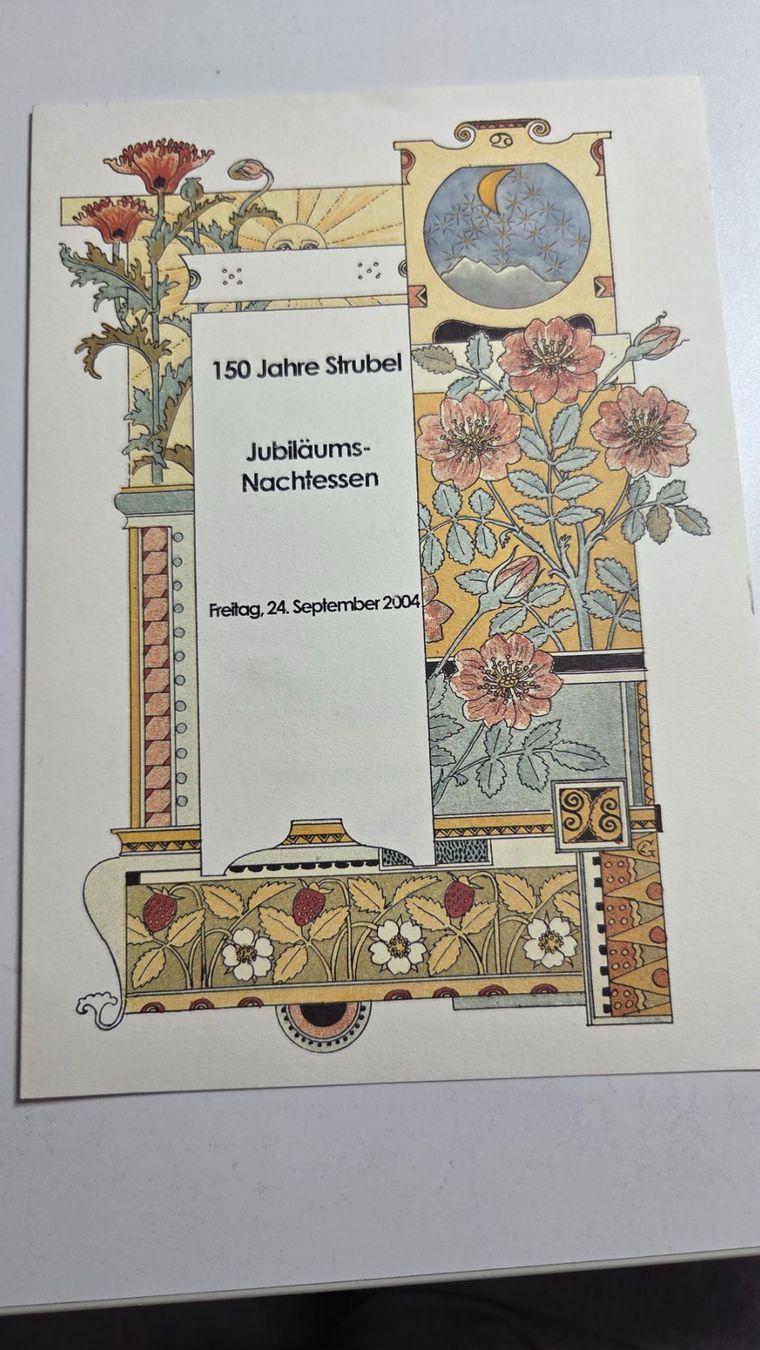 Tutti i francobolli: 2004 Folder 150 Jahre Strubel Nachtessen – Usato da Arni AG venduto da Moth68
