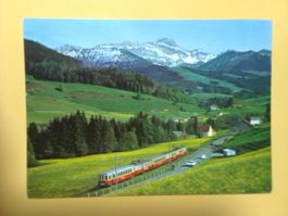 Bahn Appenzeller Eisenbahn alte Autos Säntis
