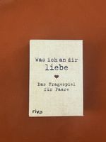 Kartenspiel Was ich an dir liebe riva Verlag neuwertig