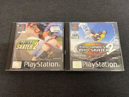 Tony Hawk's Pro Skater 2 & Street Skater 2 PS1 Bundle
