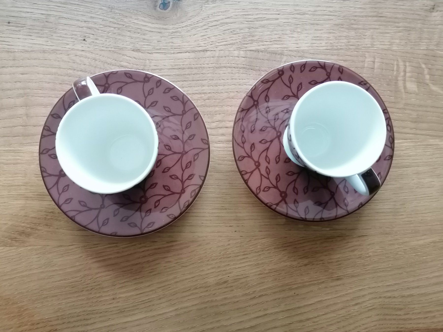 Villeroy & Boch Tazze: Villeroy & Boch, Espresso Tassen mit Unterteller – Usato da Basel venduto da vintagecollector 1
