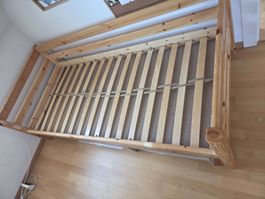 Einzelbett/Halbhochbett Flexa Classic 90x200cm mit Rost