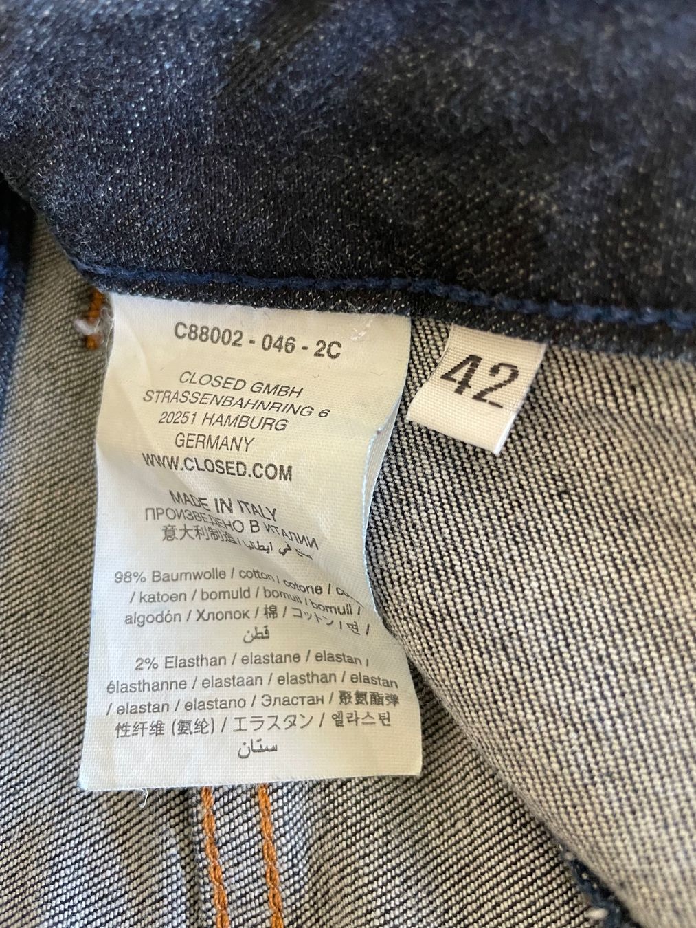 Jeans: Jeans CLOSED von Italy – Usato da Richterswil venduto da IrynaL 4