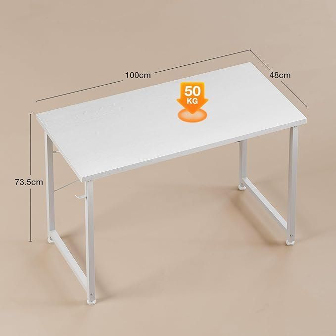 Scrivanie: Klein Holz Schreibtisch Weiss Computertisch Bürotisch – Nuovo e nell'imballaggio originale da Herisau venduto da Zevora 2