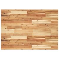 Tischplatte Rechteckig 120x70x2 cm Massivholz Akazie