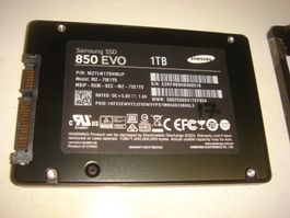 1TB ssd. Samsung 850 EVO. Details siehe Bildern.