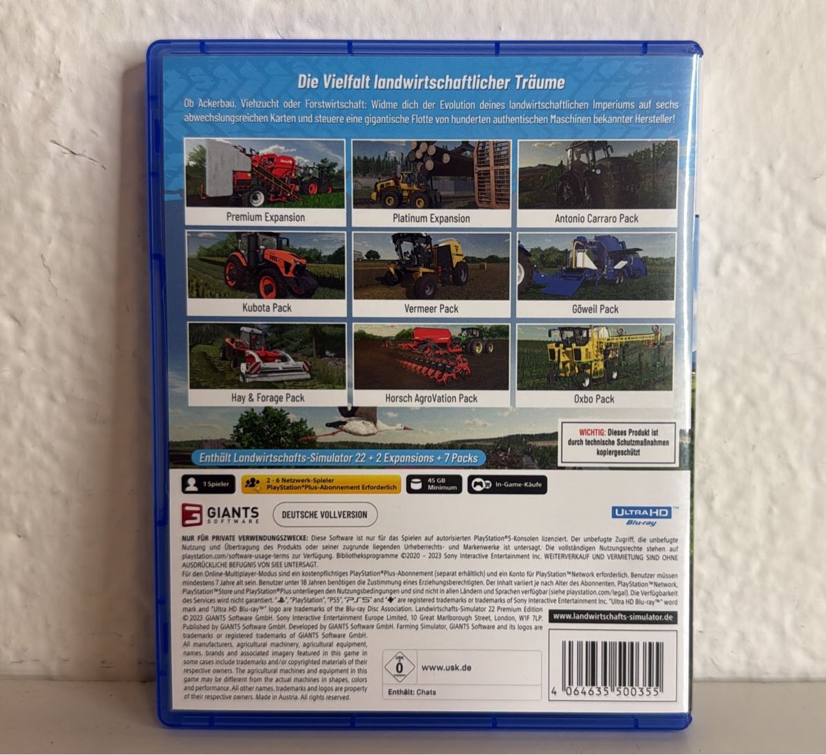 Sony Giochi: Farming Simulator 22 Premium Edition PS5 Game Disc and Case – Usato da Ehrendingen venduto da bubulence 1