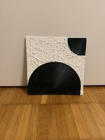 🖤🤍 Kleines abstraktes Struktur-Kunstbild – Unikat