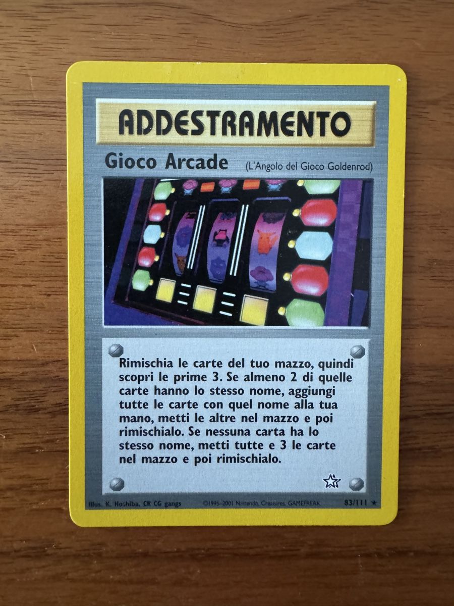 Pokémon Carte collezionabili: Carta Pokémon Addestramento Gioco Arcade - Perfetta! 49 – Nuovo (secondo la descrizione) da Breganzona venduto da CaiLol