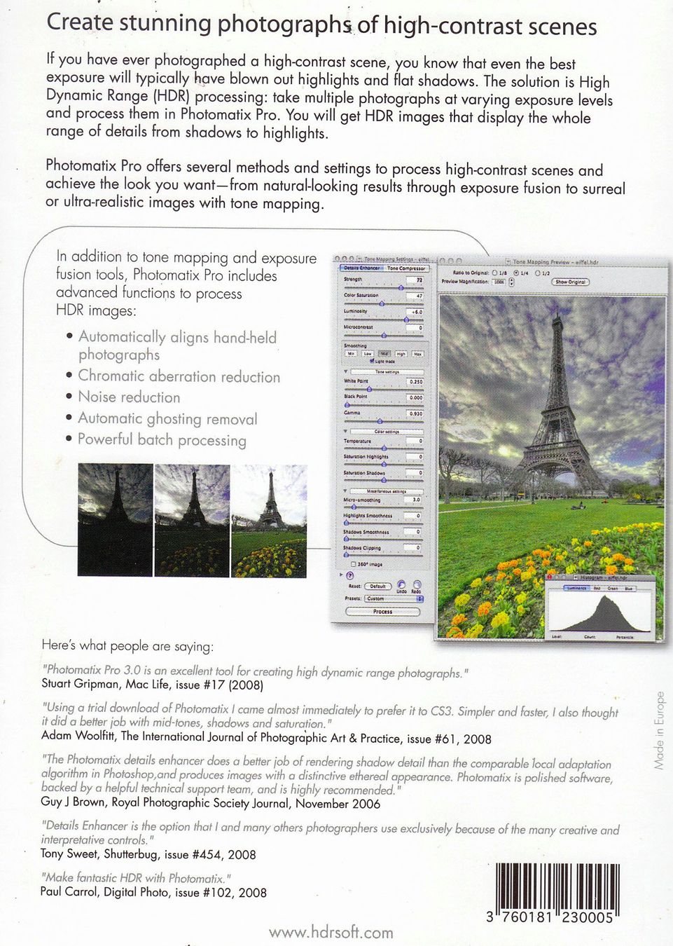 Software: Photomatix Pro 3.2 HDR Software for Windows & Mac – Usato da Geneve venduto da sebastian01 1