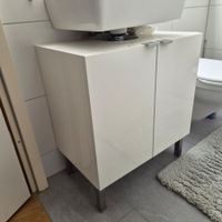 Waschunterschrank weiss glänzend mit 2 Türen guter Zustand