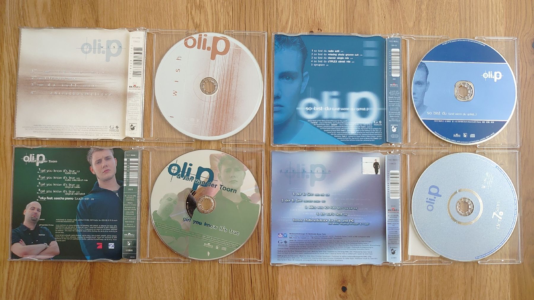 CD: 4 CD-Single Oli.P – Usato da Pfäffikon SZ venduto da Wild0 2