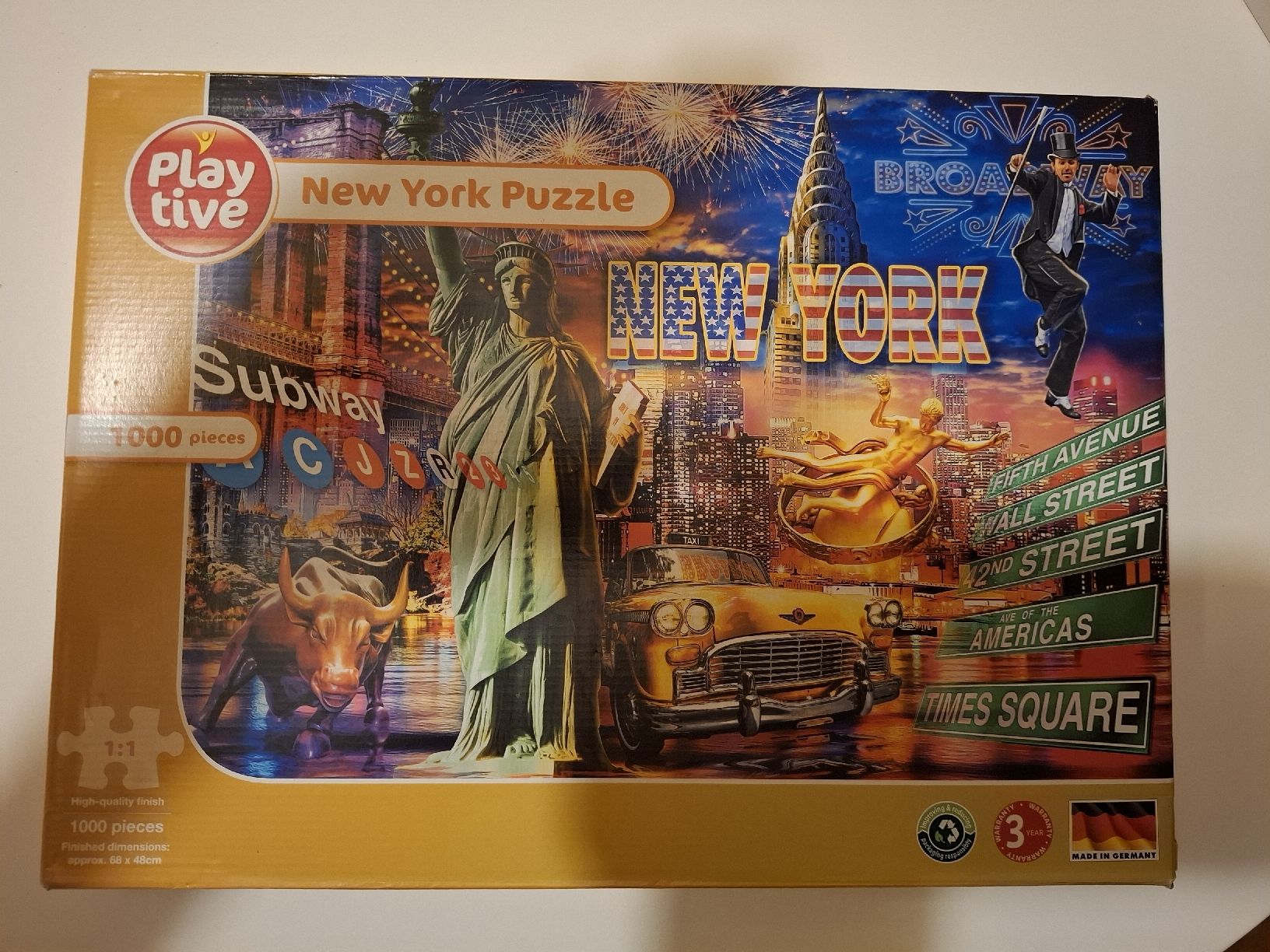 Puzzle: NEU! - 1000 Teile Puzzle "New York" – Nuovo e nell'imballaggio originale da Rotkreuz venduto da PrelovedPicks