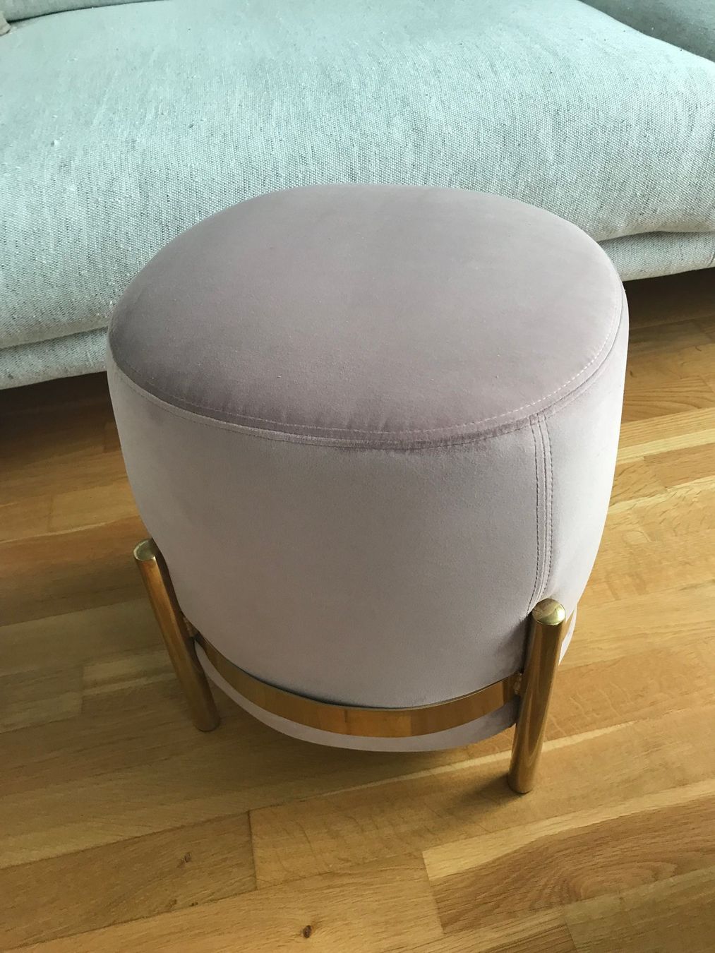 Hocker: Design Pouf Vega von eno Studio Sonderedition rosa Messing – Neu (gemäss Beschreibung) aus Basel von mar_dn9x 2