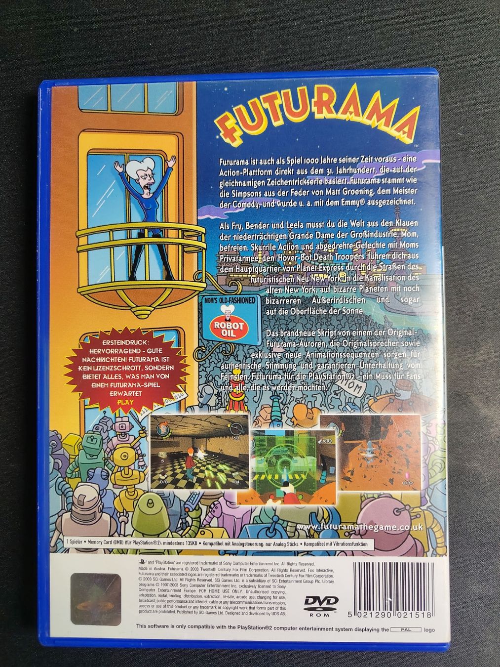 Sony Spiele: futurama ps2  – Gebraucht aus Marly von mzi_p97f 2