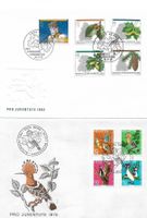 Briefmarken Pro Juventute Ersttag Couverts