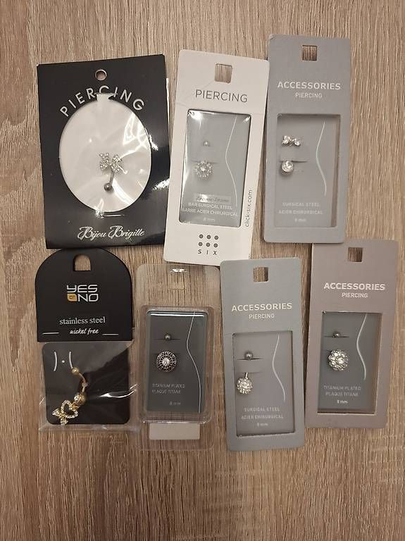 Piercingschmuck: Bauchpiercing neu 7Stück – Gebraucht aus Münchenstein von Salvis_68 2