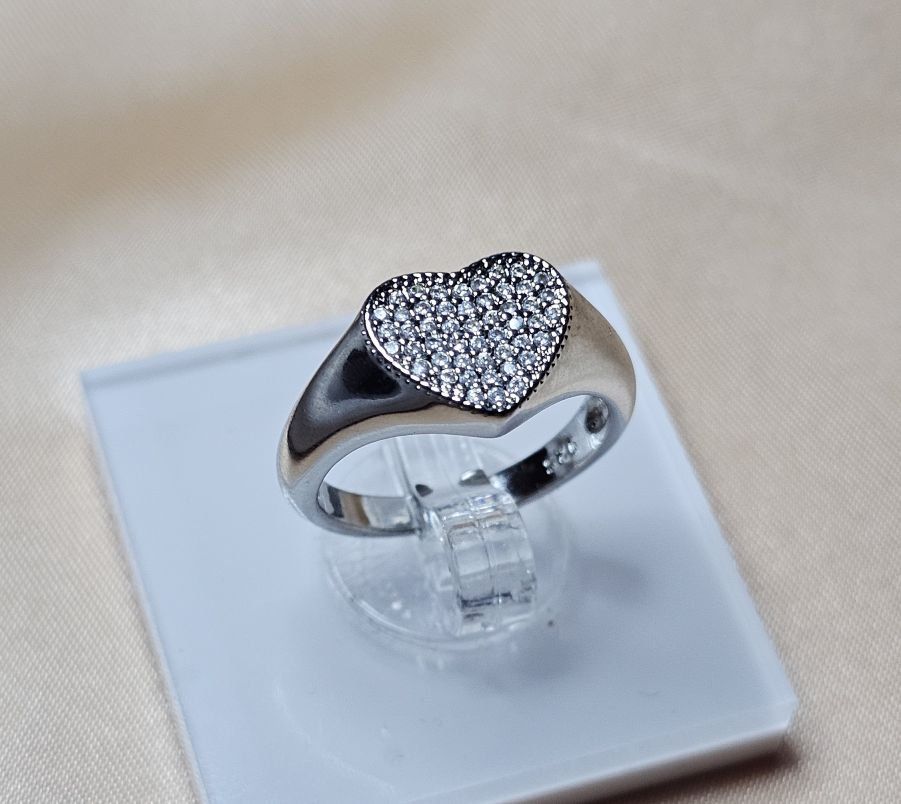 Ringe: Offener Ring Herz, 925 versilbert – Neu (gemäss Beschreibung) aus Grenchen von maretop 1