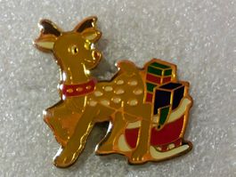 Ansteckpin 207: Weihnachtsschlitten
