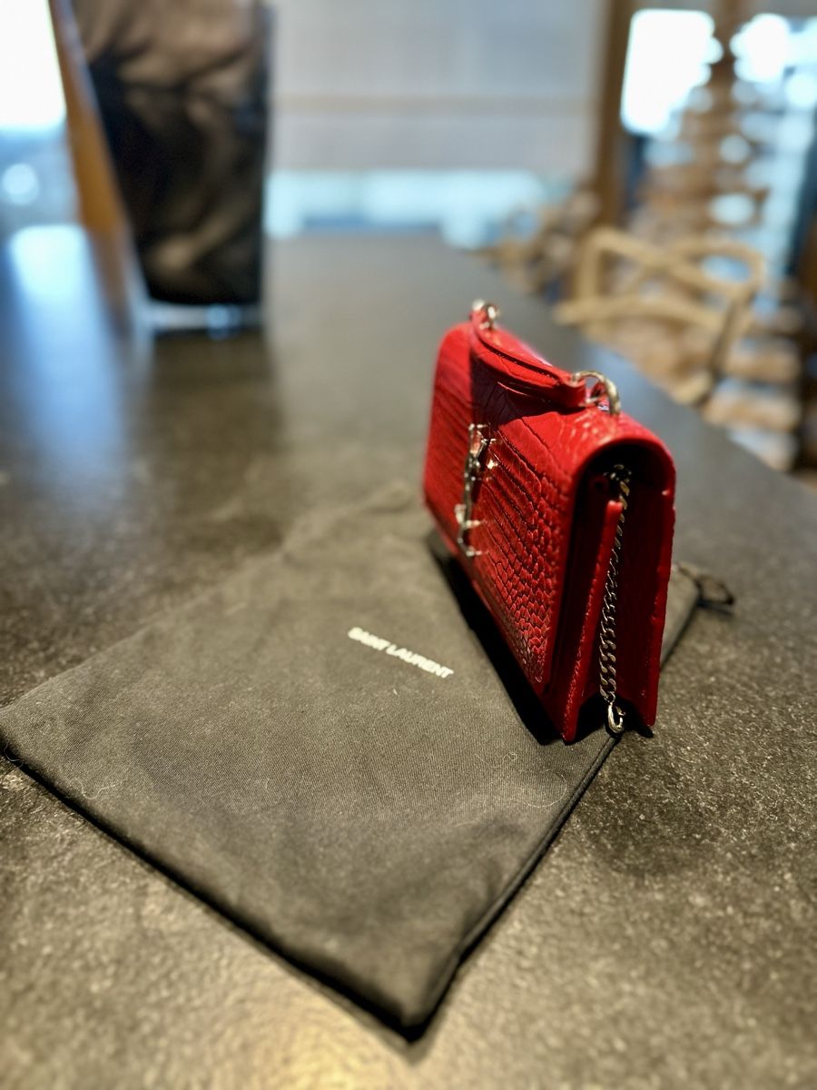 Borse da donna: Sac Saint Laurent rouge crocodile – Nuovo (secondo la descrizione) da Plan-les-Ouates venduto da Iggy1309 2