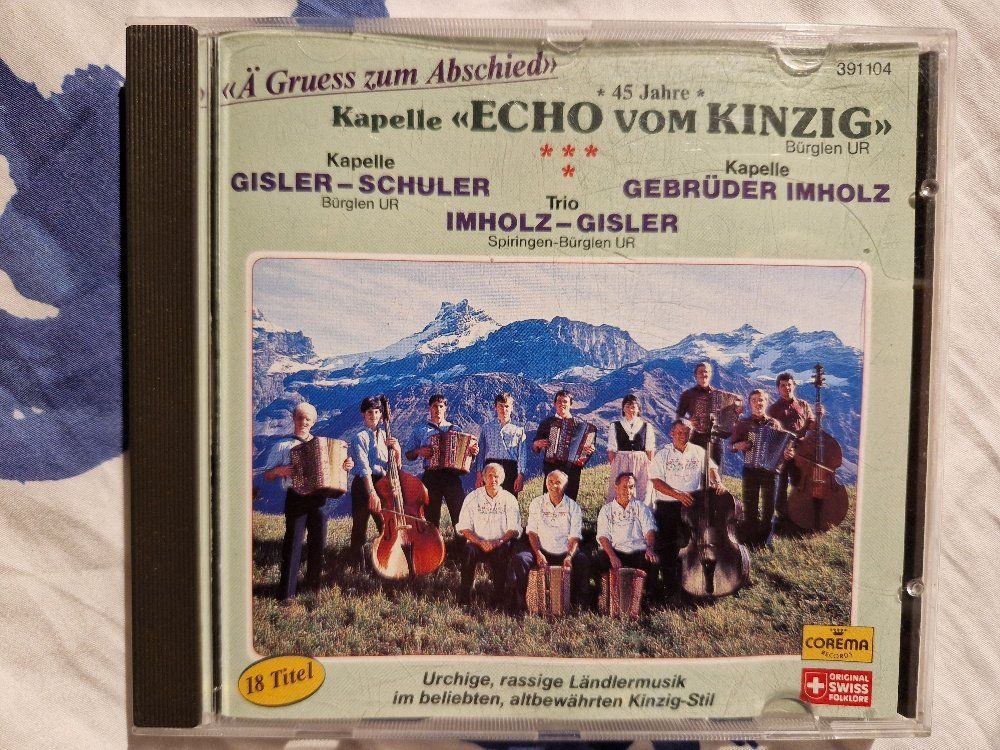 CDs: Echo Vom Kinzig: Ä Gruess Zum Abschied – Gebraucht aus Brittnau von Zibu