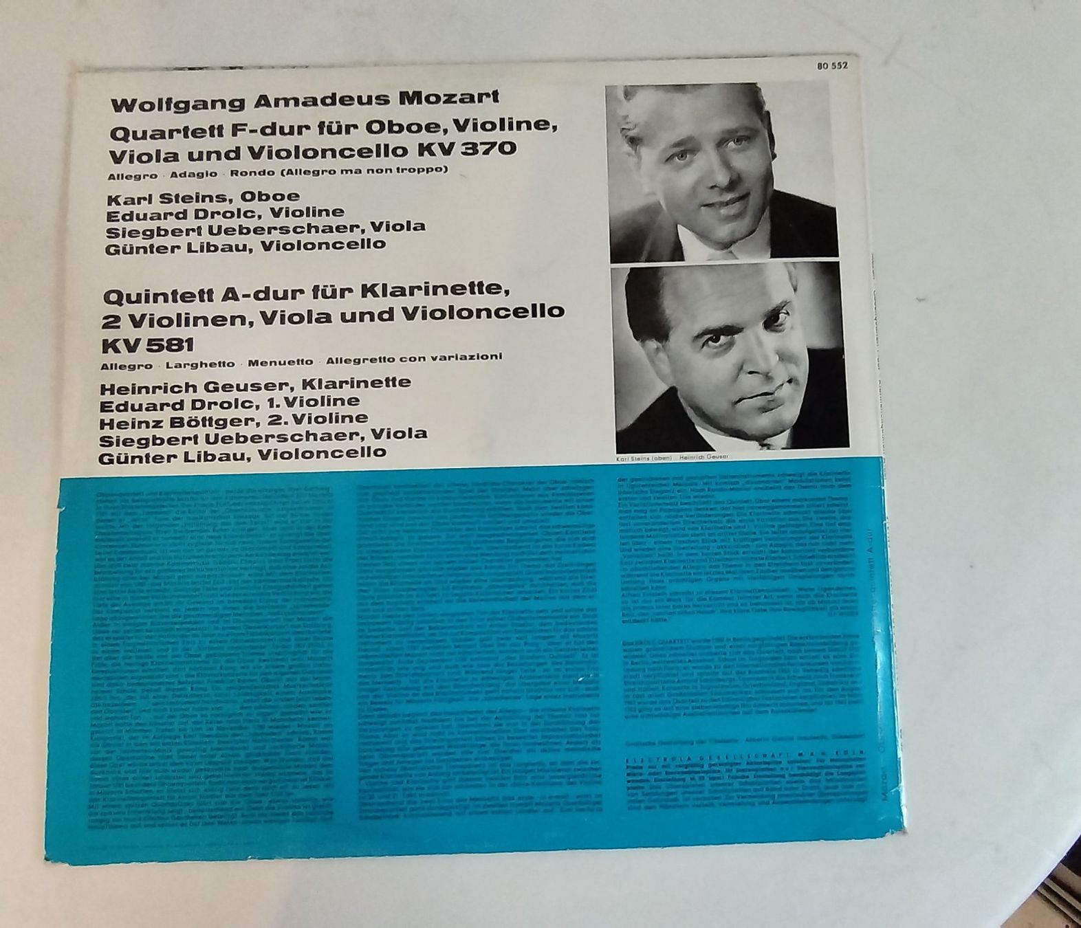 Dischi in vinile: 4 LP Mozart – Usato da Zollikofen venduto da Reiterglueck 6