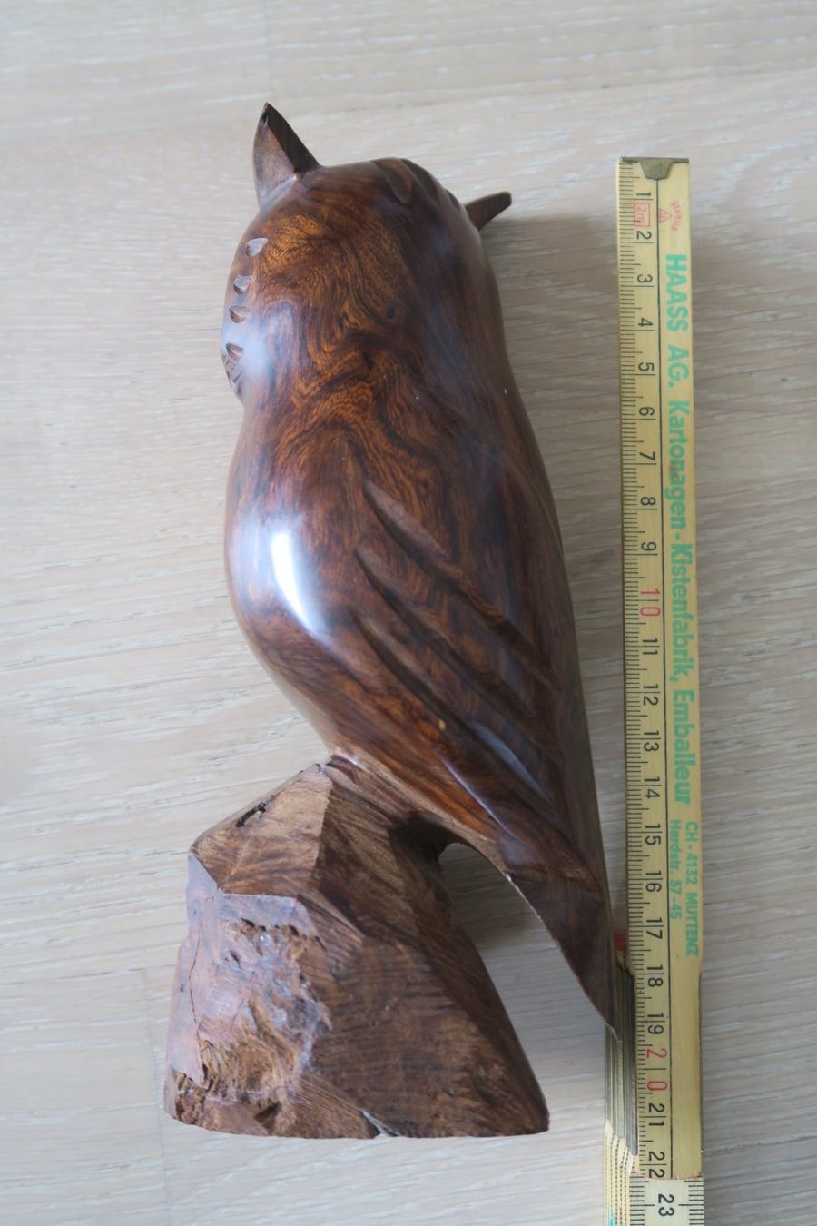 Sculture & Statue: Holz Eule, UTHA USA, 97, Handgeschnitzt – Usato da Thalwil venduto da holoarte 1