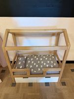 Puppenbett / Himmelbett mit Decke & Kissen