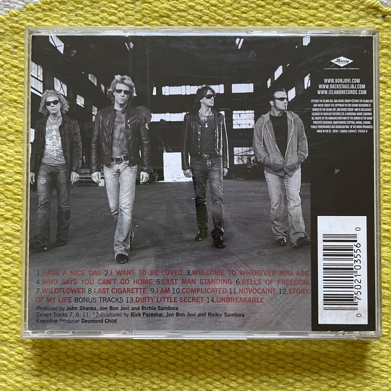 CDs: BON JOVI-HAVE A NICE DAY – Gebraucht aus Rorschacherberg von CD-Roli 1